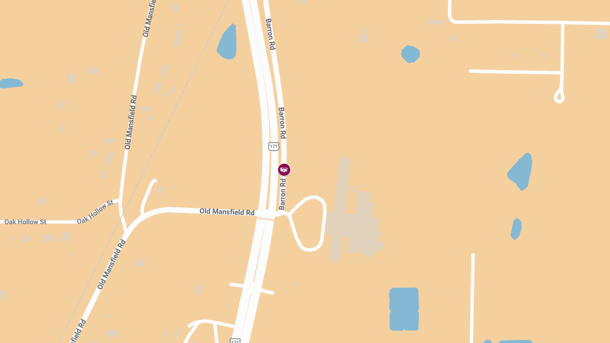 Injuries Reported in Traffic Collision at Barron Rd & Keithville Lodge Rd