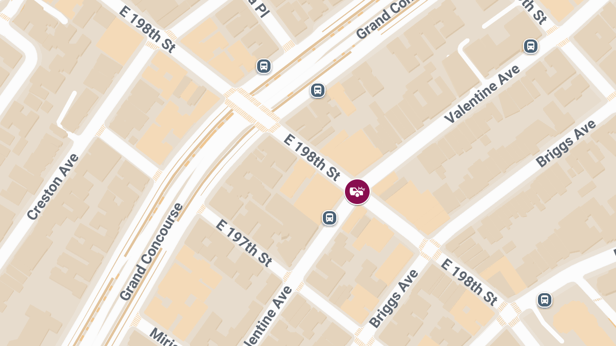 Injuries Reported in Vehicle Crash at Valentine Ave & E 198th St