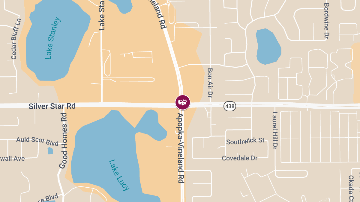 Injuries Sustained in Crash at Apopka Vineland Rd & SR-536