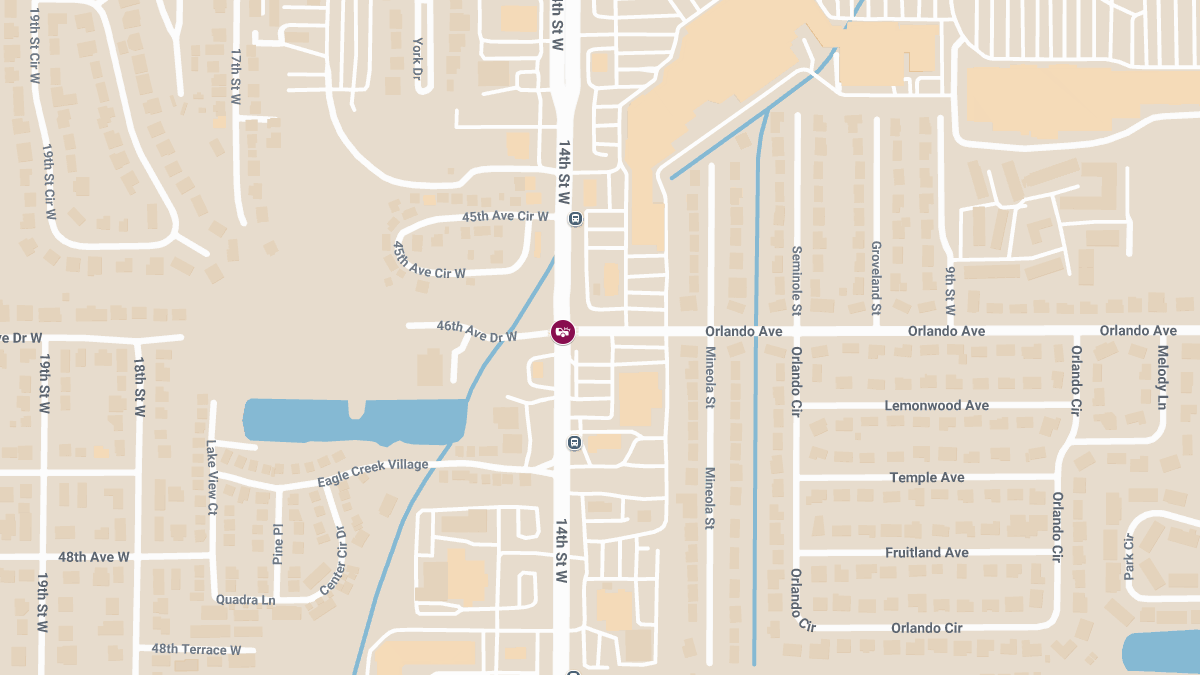 Injuries in Accident at 14th St W and 46th Ave Dr W