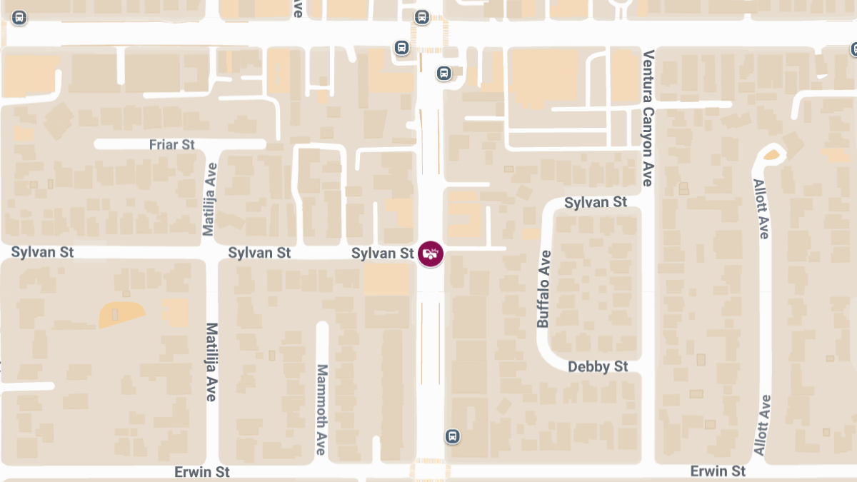 Injuries in Accident at Sylvan St & Woodman Ave