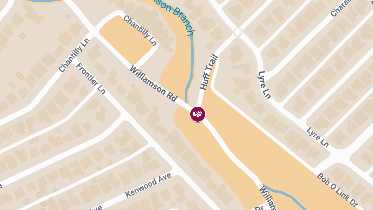 Injuries in Collision at Williamson Rd & Huff Trl 