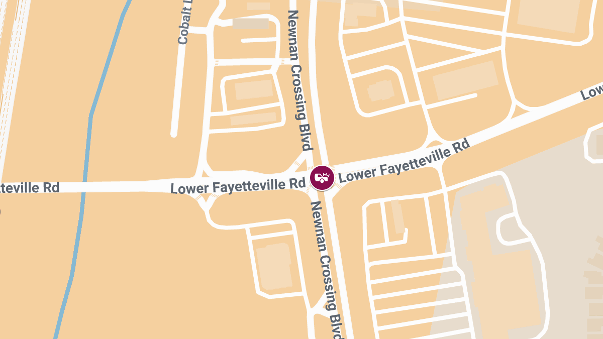 Injuries in Hit-and-Run Crash at Lower Fayetteville Rd & Newnan Crossing Blvd