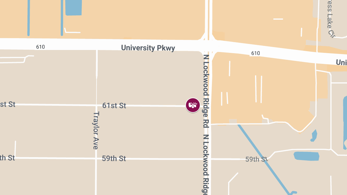 Injuries in Overnight Accident at 61st St and N Lockwood Ridge Rd