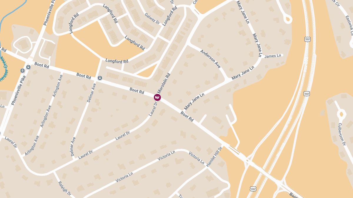 Injuries in Two-Vehicle Accident at Boot Rd & Morstein Rd