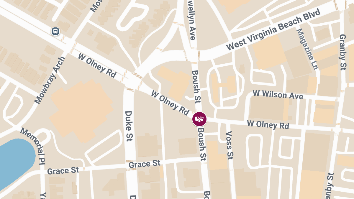 Injury Accident Investigated at W Olney Rd & Boush St