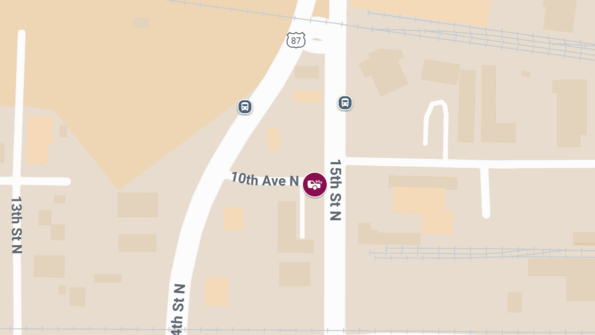 Injury Accident Involving Pickup and SUV at 15th St N & 10th Ave N