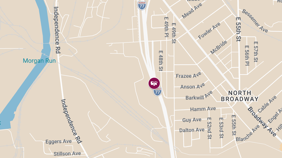 Injury Accident Involving SUV Near I-77 South Exit to Route 21