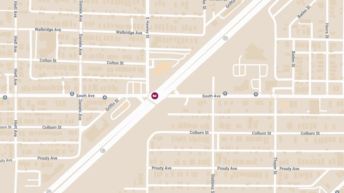 Injury Accident Involving Two Vehicles at Anthony Wayne Trl and South Ave