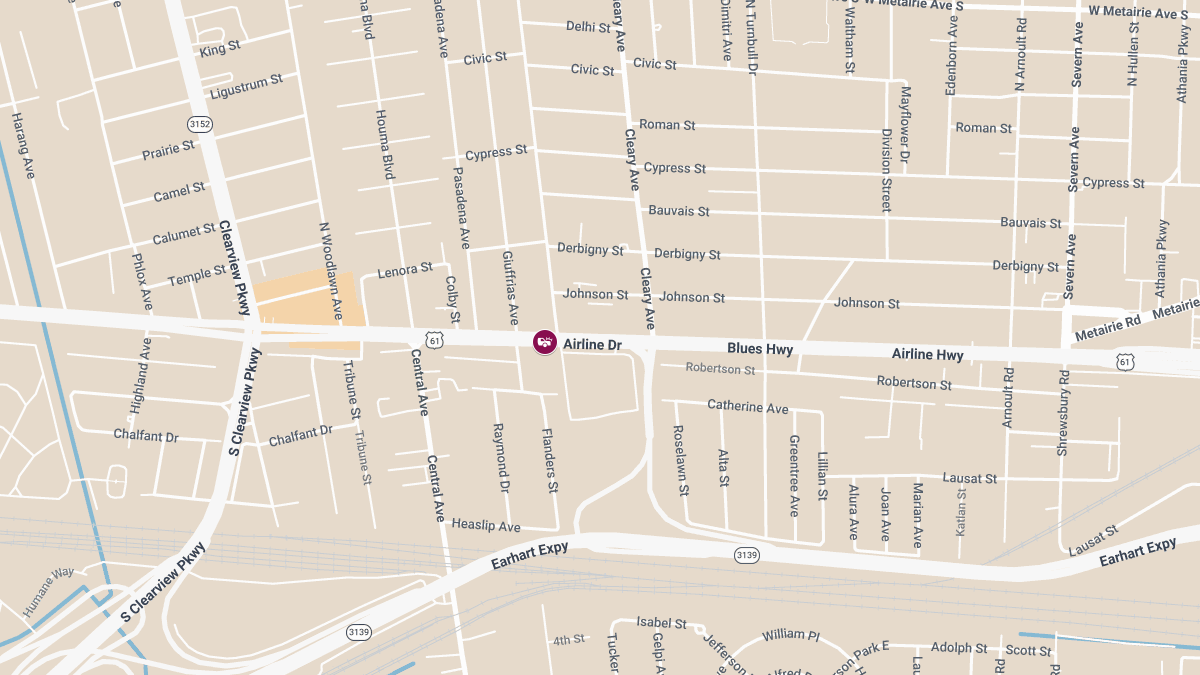 Injury Accident Reported Near 3900 Block of Airline Dr