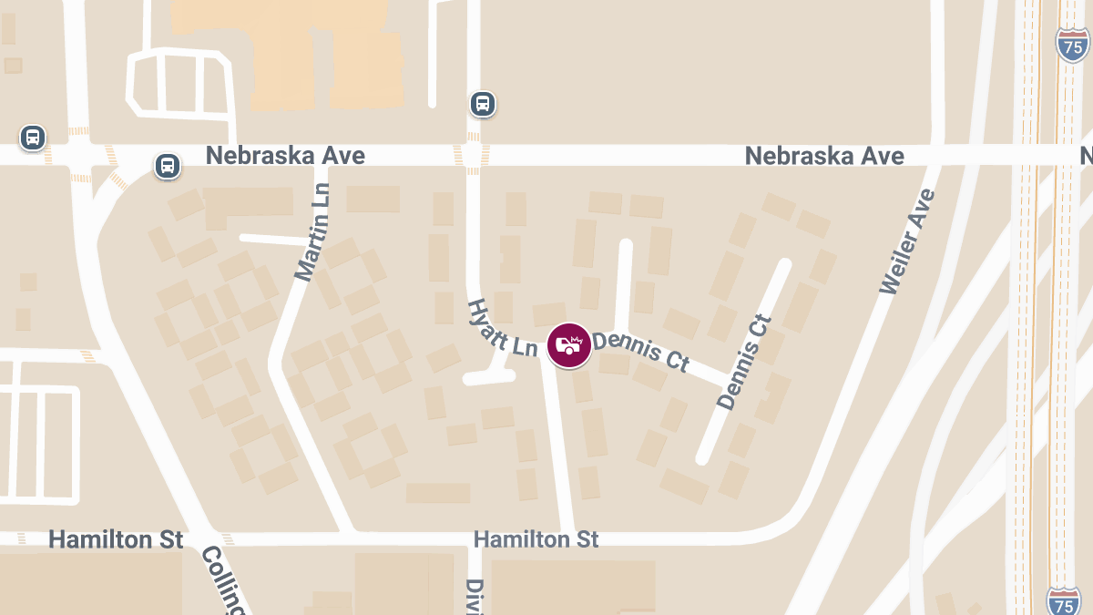 Injury Accident Reported Near Clinton Apartments on Dennis Ct