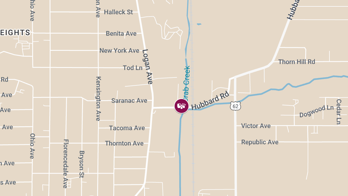 Injury Accident Reported Near Hubbard Rd