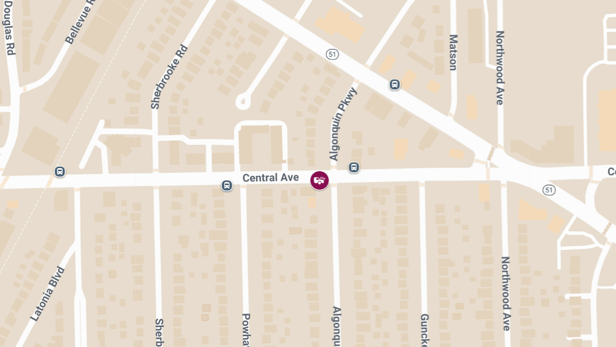 Injury Accident Reported Near Pizza Shop on W Central Ave