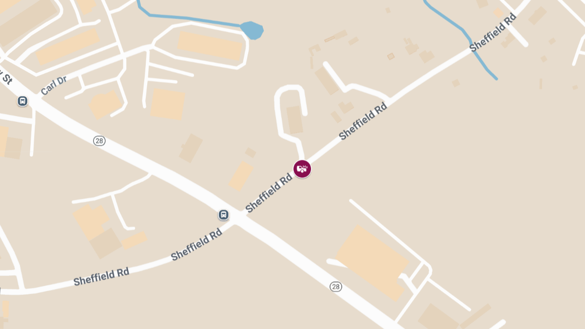 Injury Accident Reported at 530 Sheffield Rd