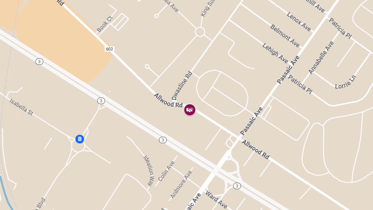 Injury Accident Reported at Allwood Rd & Patricia Pl