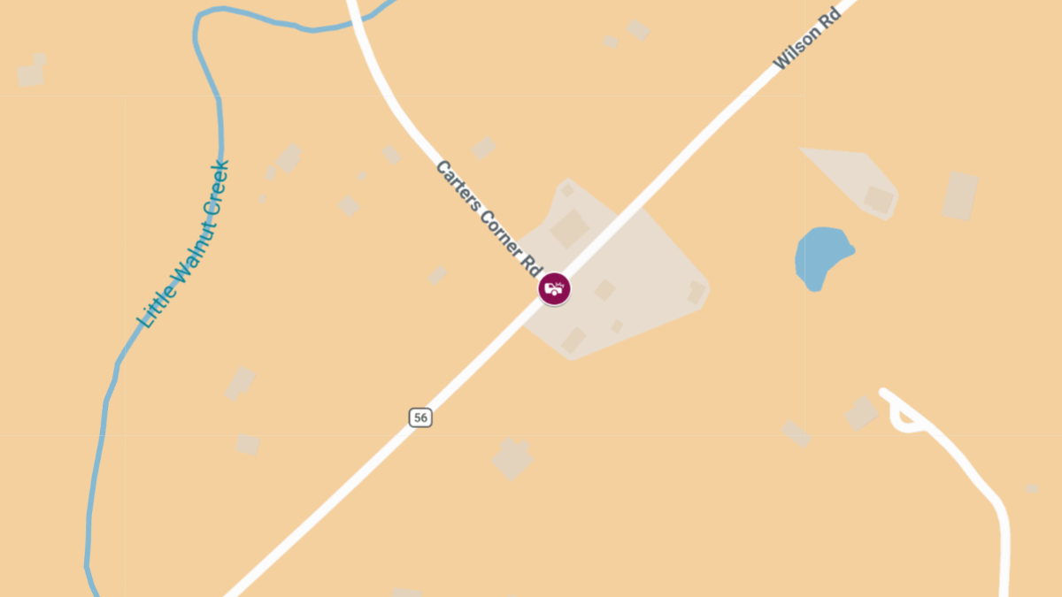 Injury Accident Reported at Carter’s Corner Rd & Wilson Rd