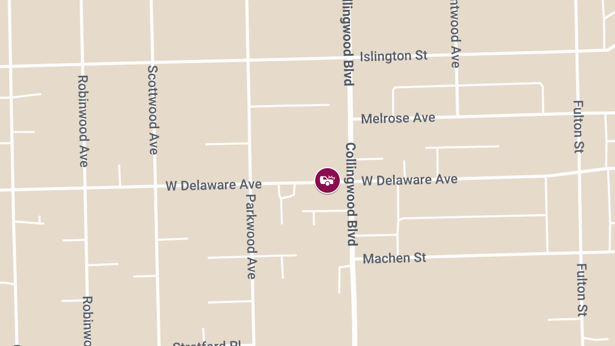 Injury Accident Reported at Collingwood Blvd & W Delaware Ave