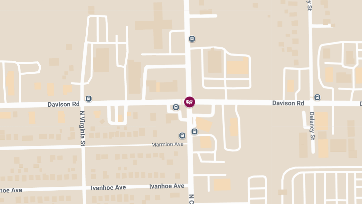 Injury Accident Reported at Davison Rd and N Center Rd