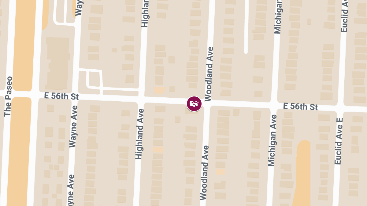 Injury Accident Reported at E 56th St & Woodland Ave