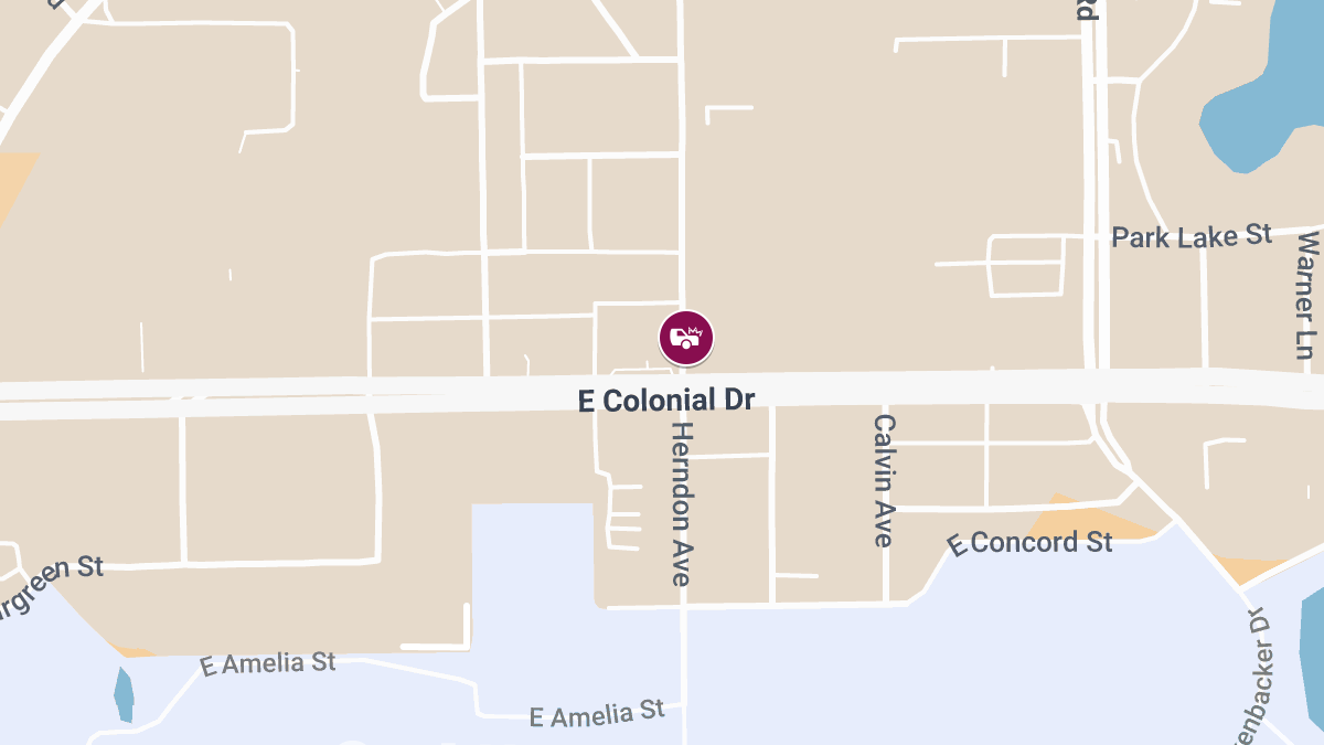 Injury Accident Reported at E Colonial Dr and Herndon Ave