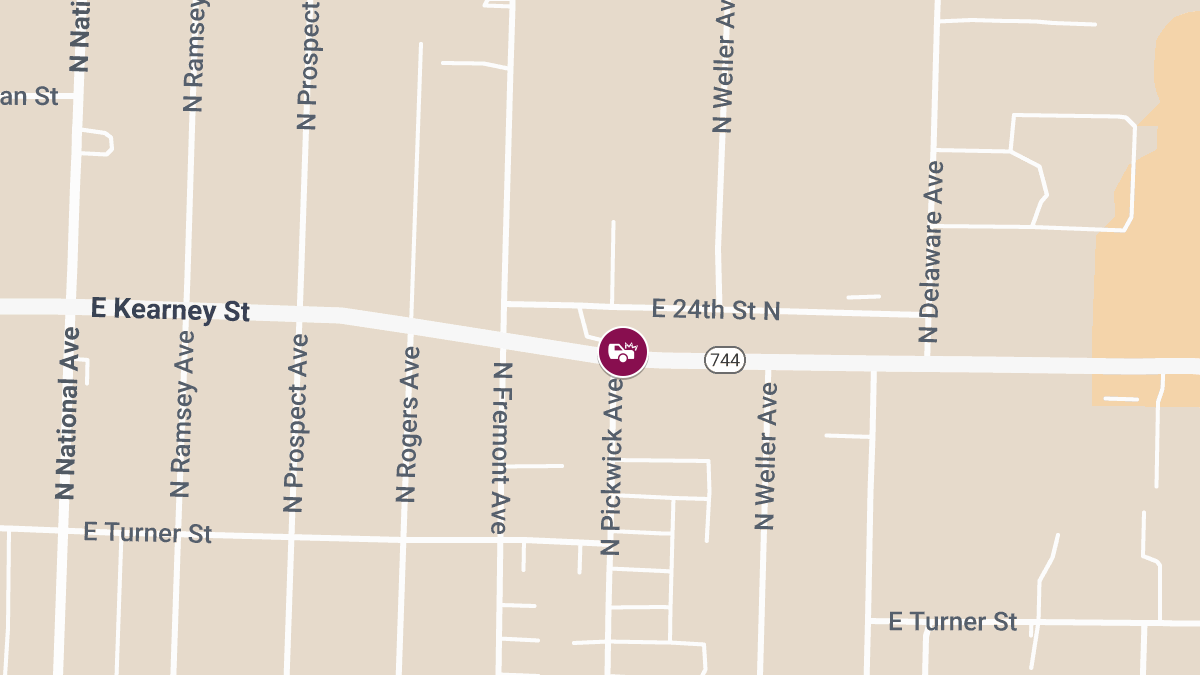 Injury Accident Reported at E Kearney St and N Pickwick Ave