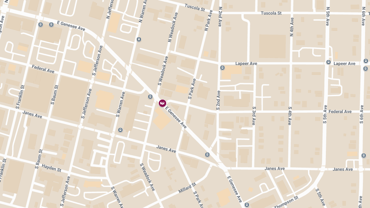 Injury Accident Reported at Genesee Ave and Federal Ave