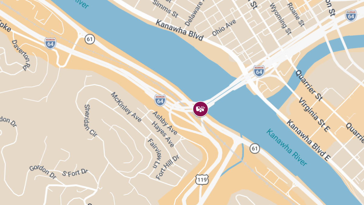 Injury Accident Reported at I-64 Access Ramp & Corridor G