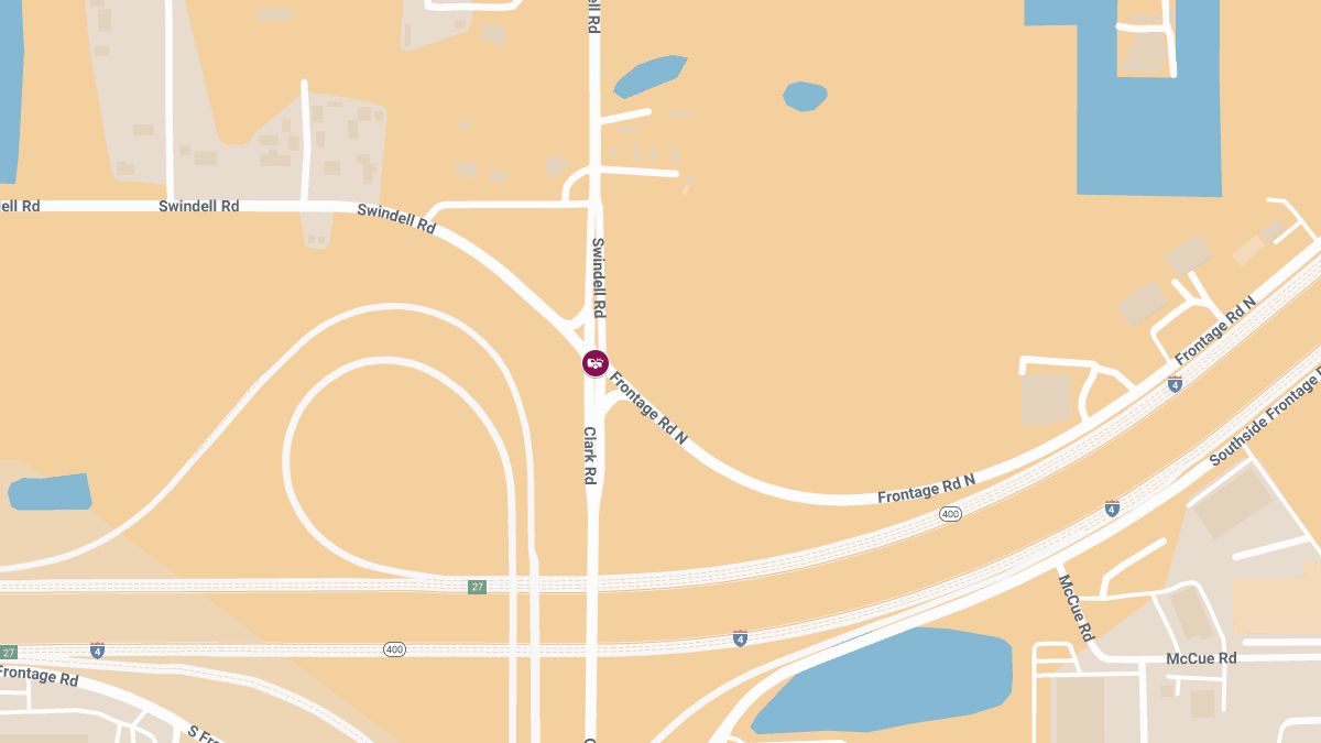 Injury Accident Reported at Northside Frontage Rd and Swindell Rd