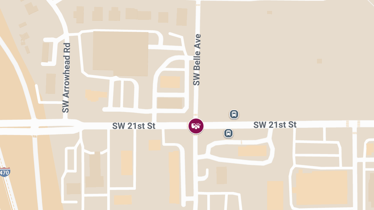 Injury Accident Reported at SW 21st St & SW Belle Ave