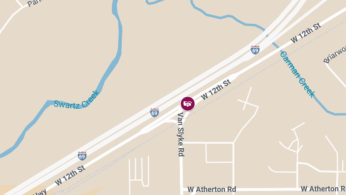 Injury Accident Reported at Van Slyke Rd & W 12th St