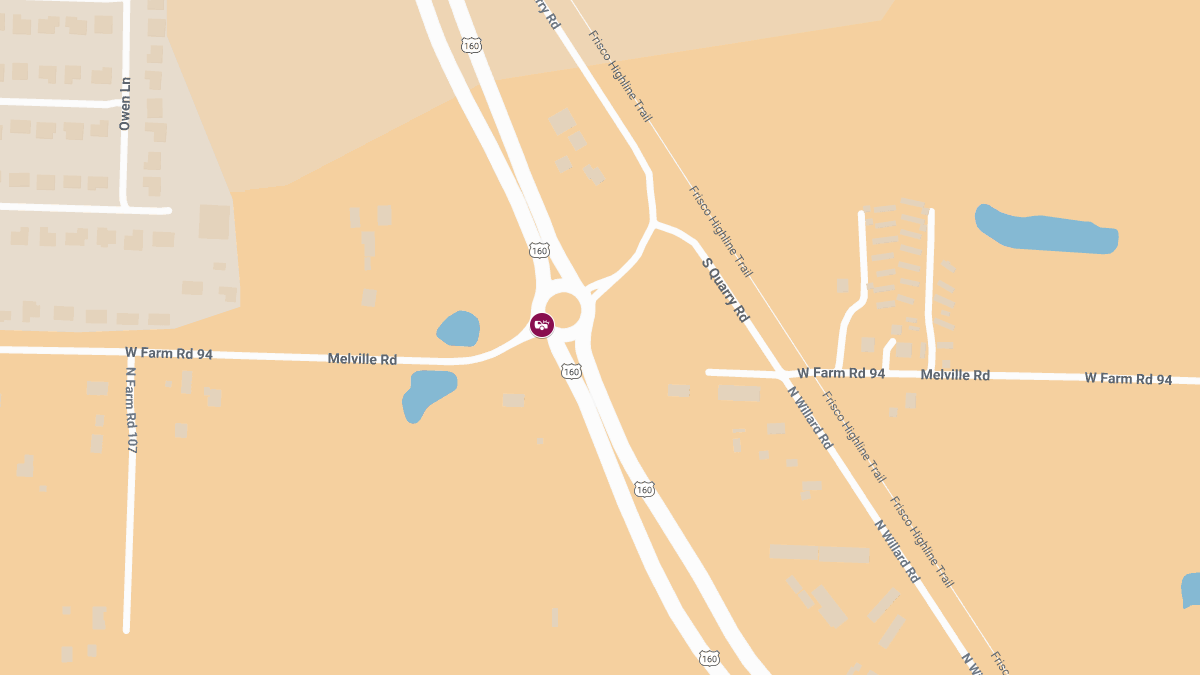Injury Accident Reported on E US-160 at W Farm Rd 94
