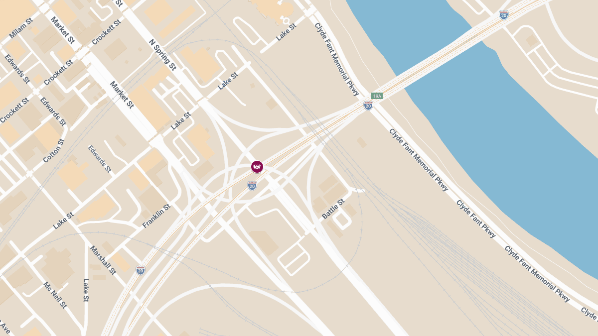 Injury Accident Reported on I-20 East at Spring St