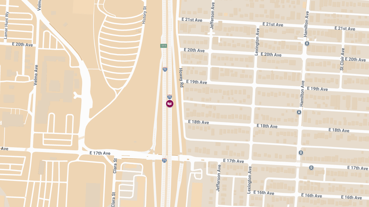 Injury Accident Reported on I-71 Near Mile Marker 111