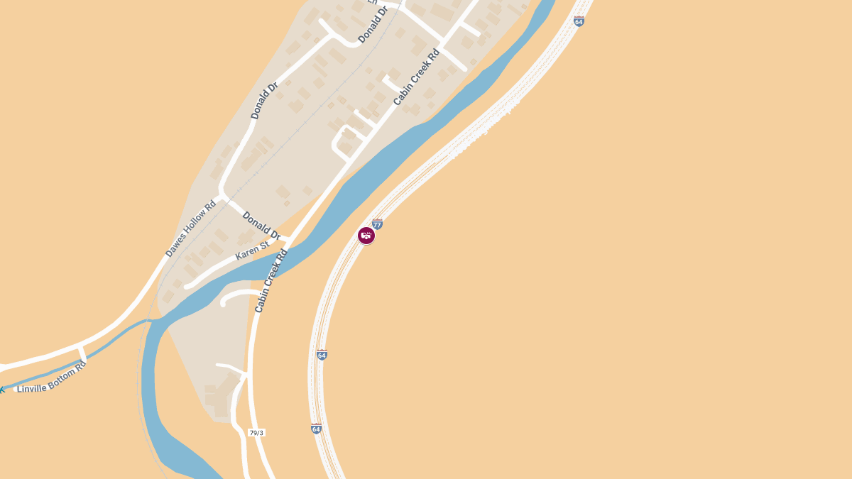 Injury Accident Reported on I-77 South Near Mile Marker 76