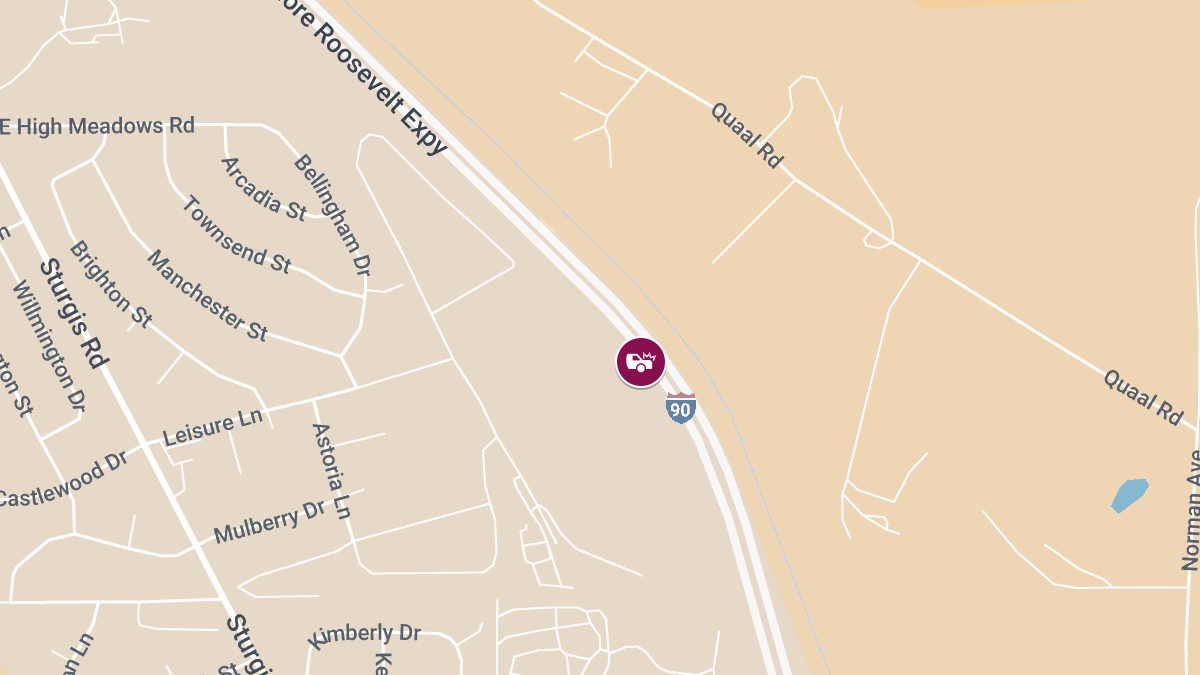 Injury Accident Reported on I-90 Near Mile Marker 290
