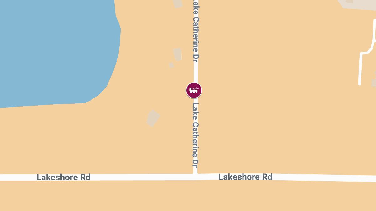 Injury Accident Reported on Lake Catherine Dr Near Lakeshore Rd