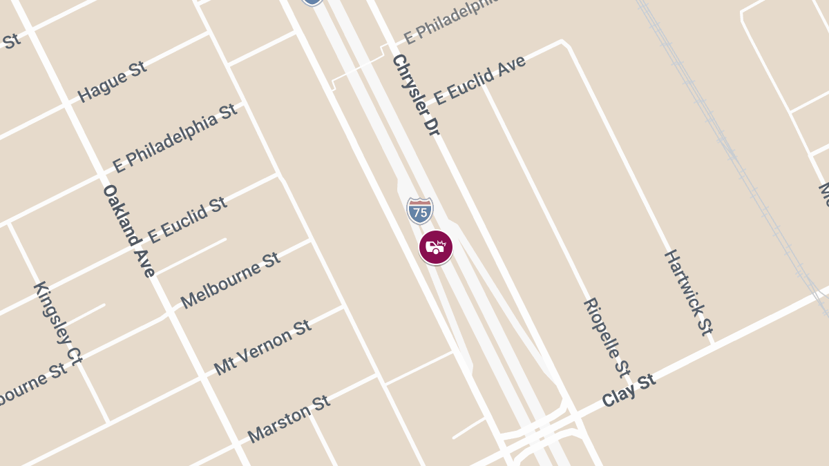 Injury Accident Reported on SB I-75 Near 3rd St