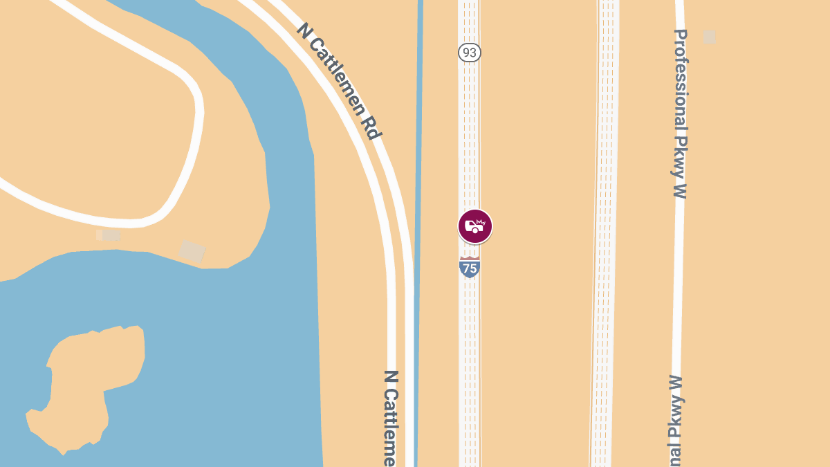 Injury Accident Reported on SB I-75