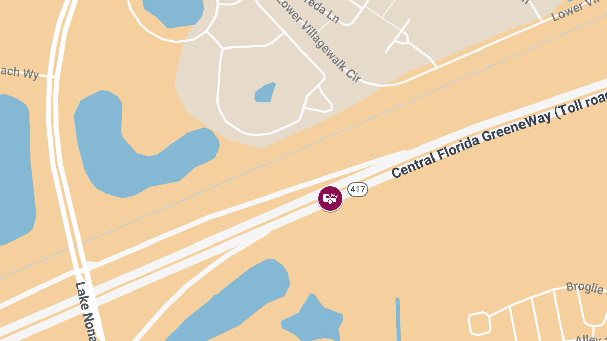 Injury Accident Reported on SR 417 Near Lake Nona