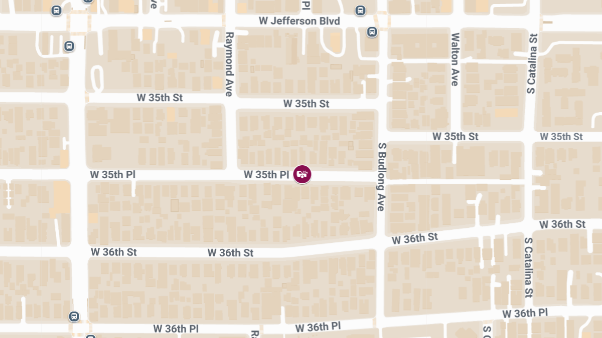 Injury Accident Reported on W 35th Pl Near Vermont Square