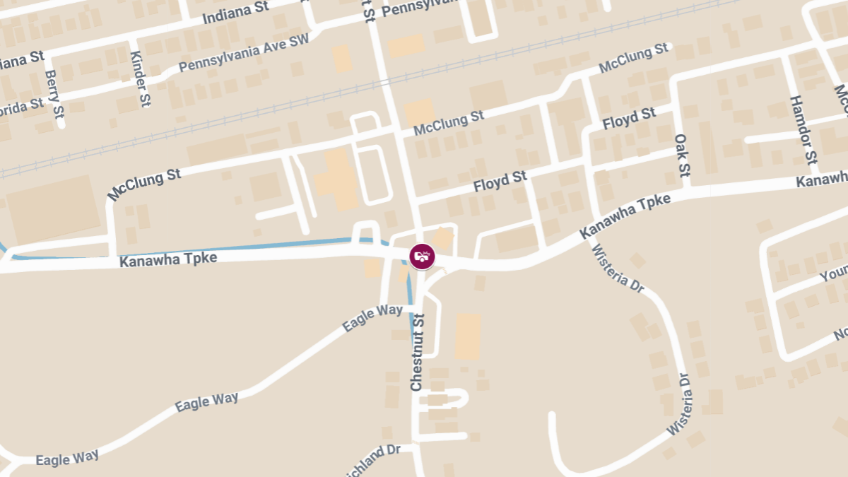 Injury Accident at Chestnut St & Kanawha Tpke