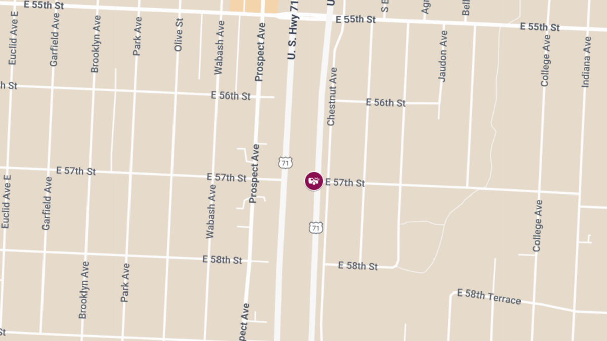 Injury Accident at E 57th St & US-71