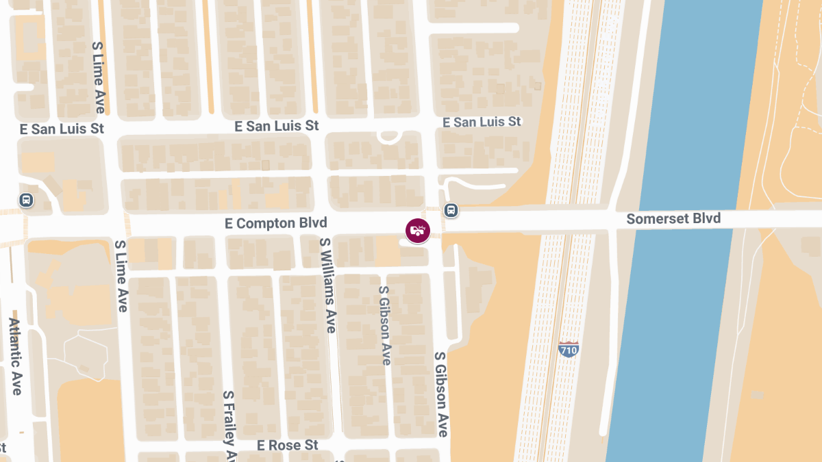 Injury Accident at E Compton Blvd & S Gibson Ave