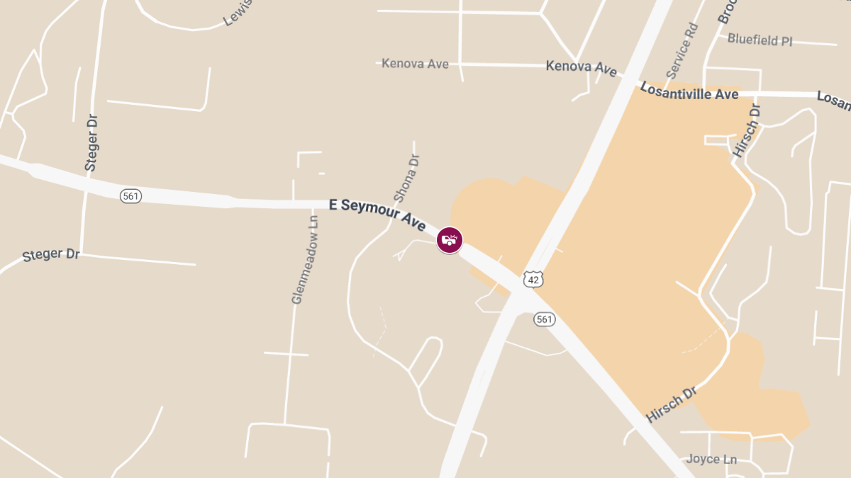 Injury Accident at E Seymour Ave and Sticker Dr Involving Two Vehicles