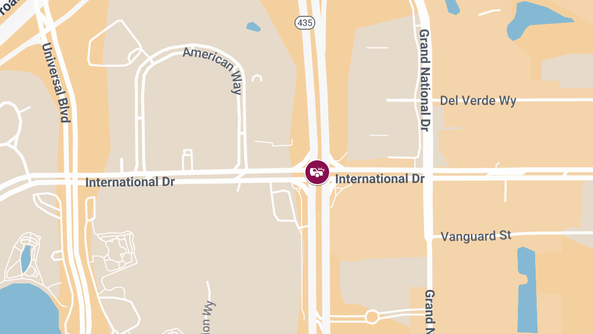 Injury Accident at International Dr and S Kirkman Rd