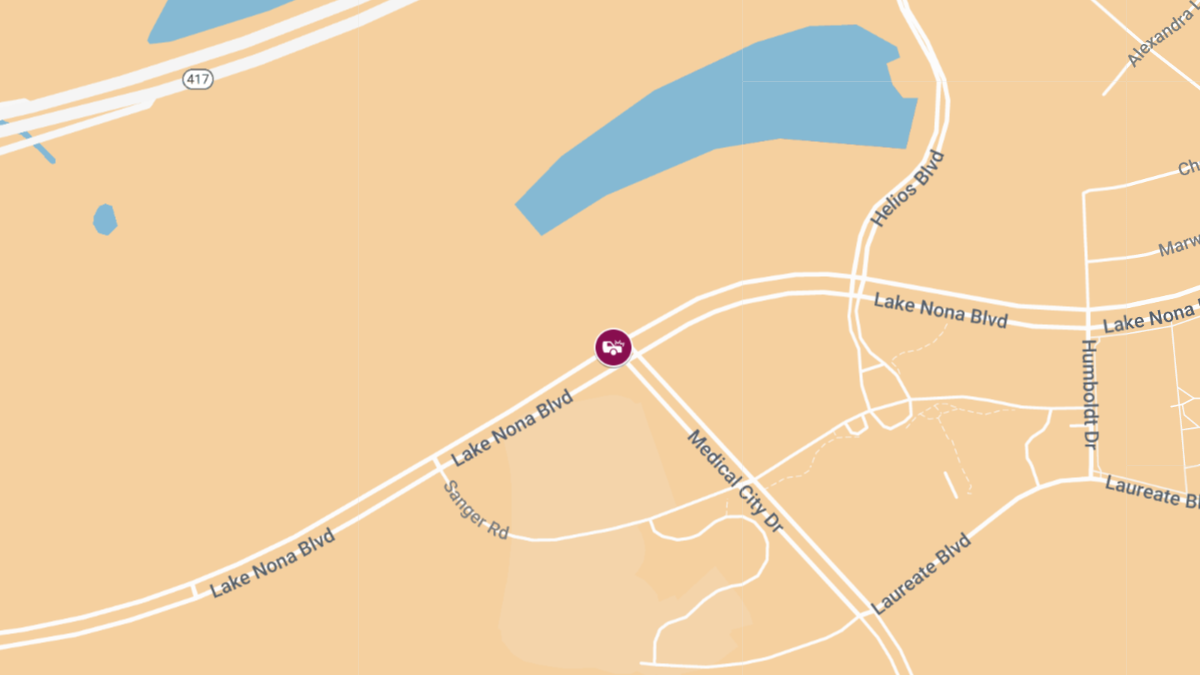 Injury Accident at Medical City Dr & Lake Nona Blvd