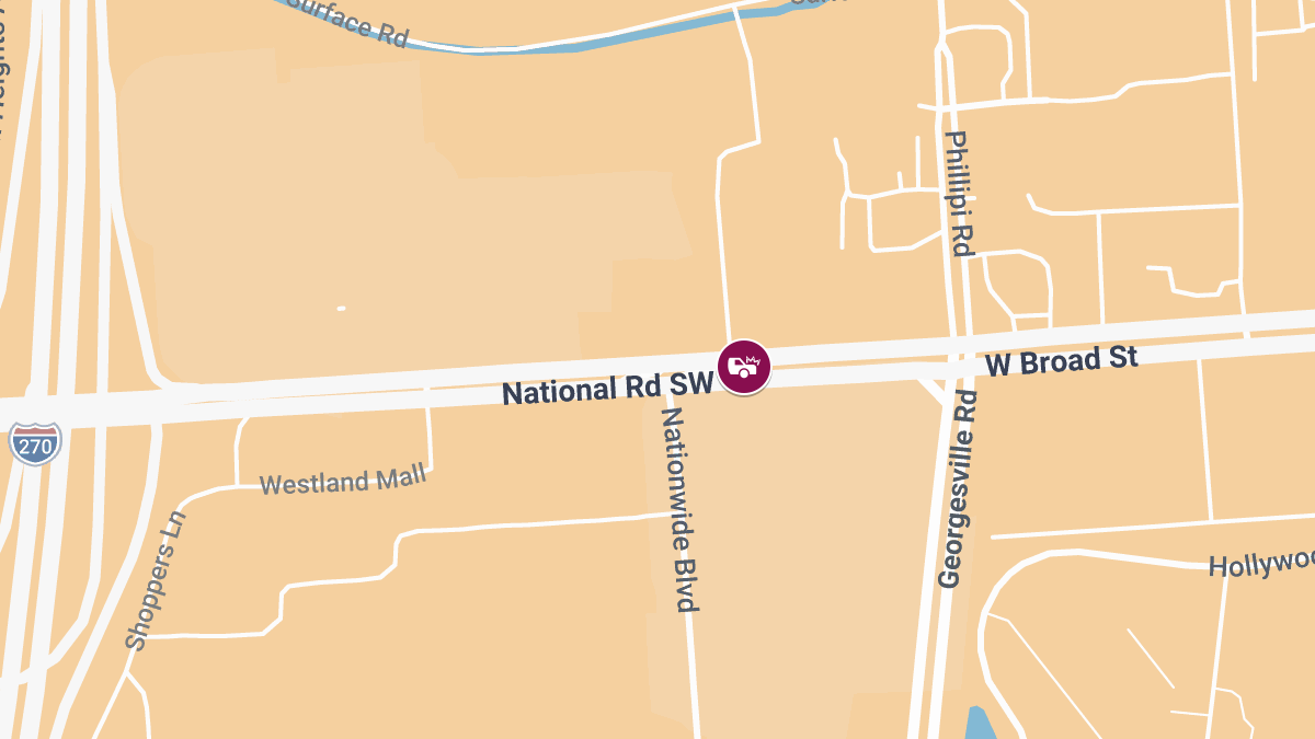 Injury Accident at W Broad St and Nationwide Blvd