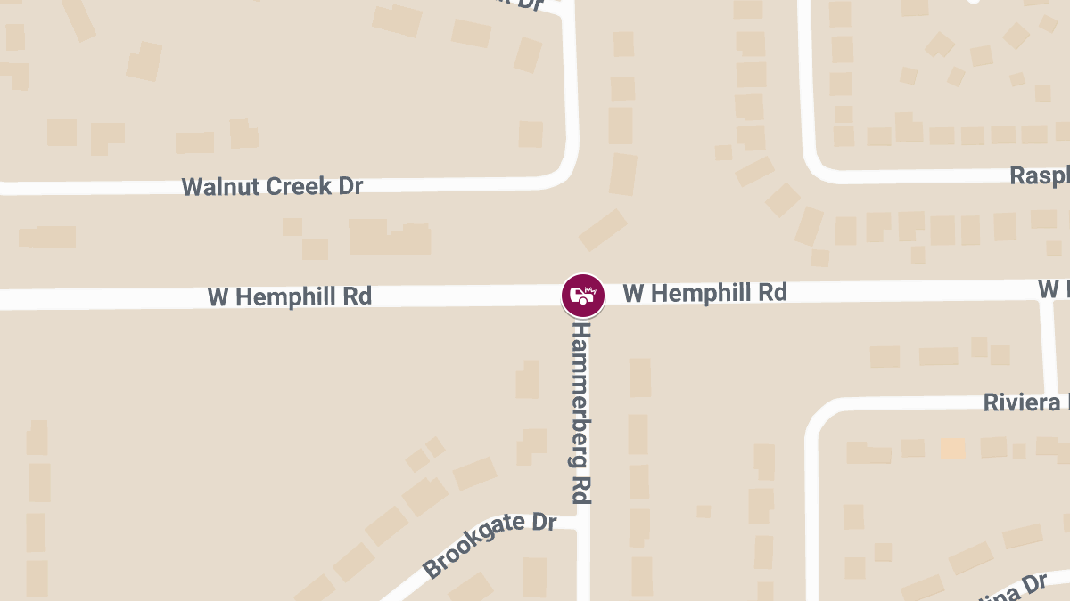 Injury Accident at W Hemphill Rd & Hammerberg Rd