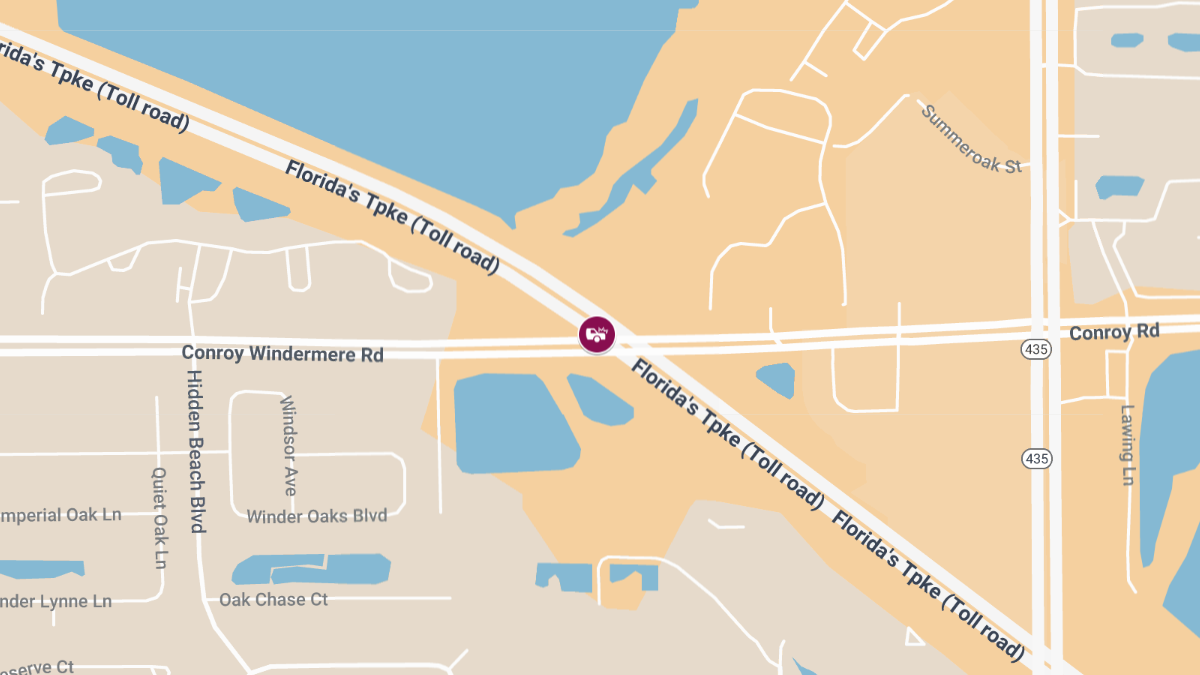 Injury Accident on Florida’s Tpke NB Near MM2X