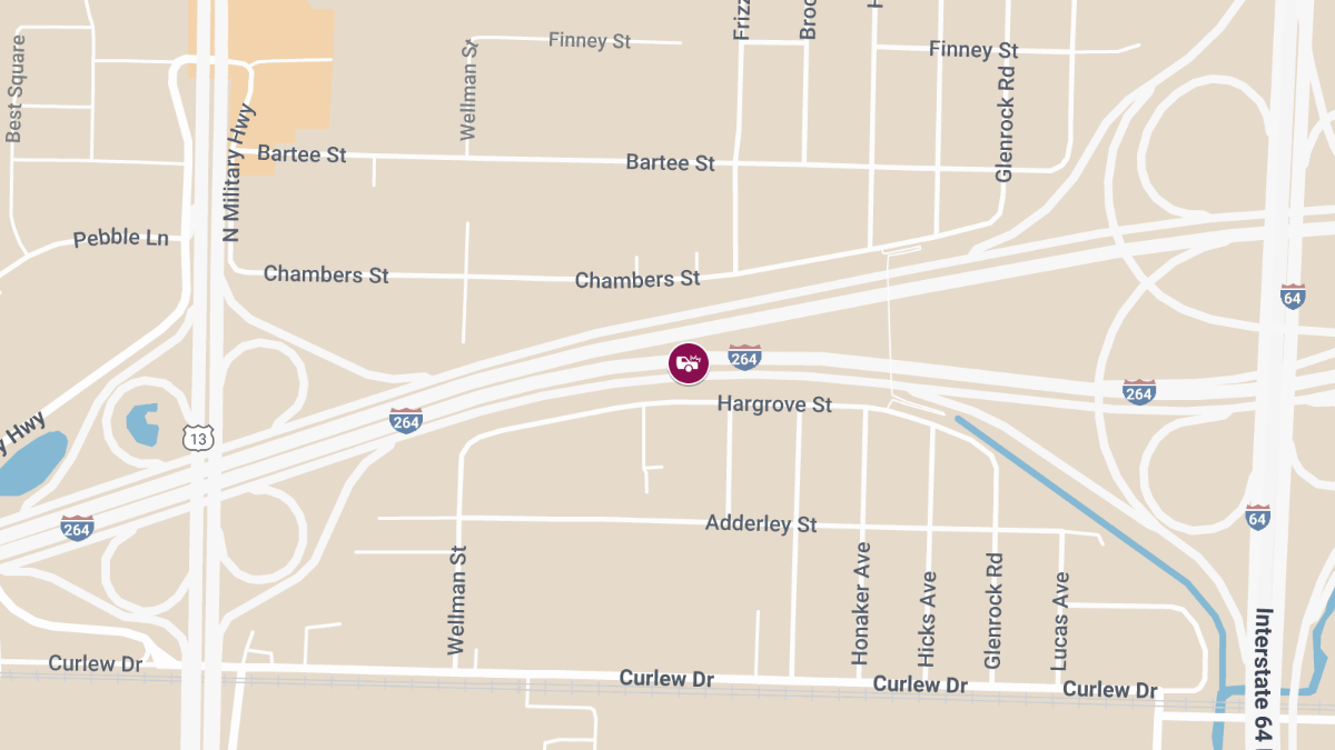 Injury Accident on I-264 Westbound Near Woodstock Rd